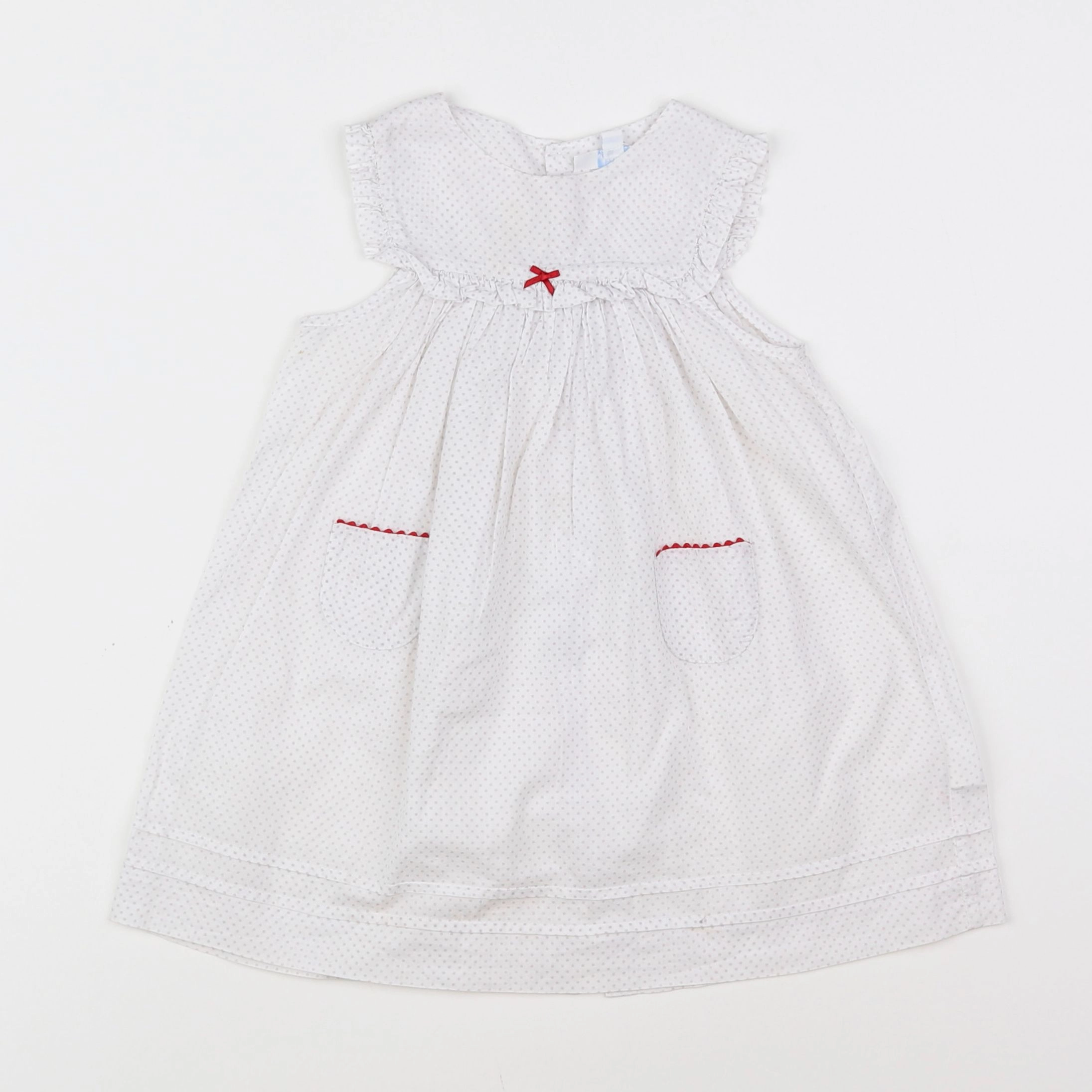 Jacadi - robe blanc - 12 mois